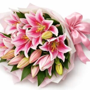 ARREGLO DE LILIUM ORIENTALES