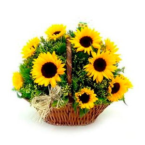 CANASTA CON FLORES SILVESTRES