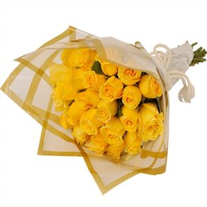 RAMO 25 ROSAS AMARILLAS